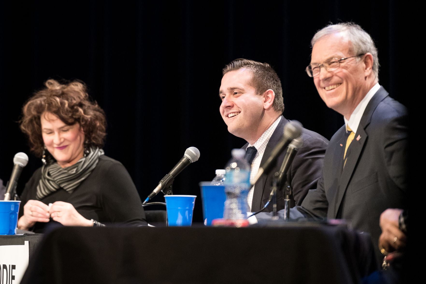 Barbara Mink, Eddie Sundquist and Max Della Pia